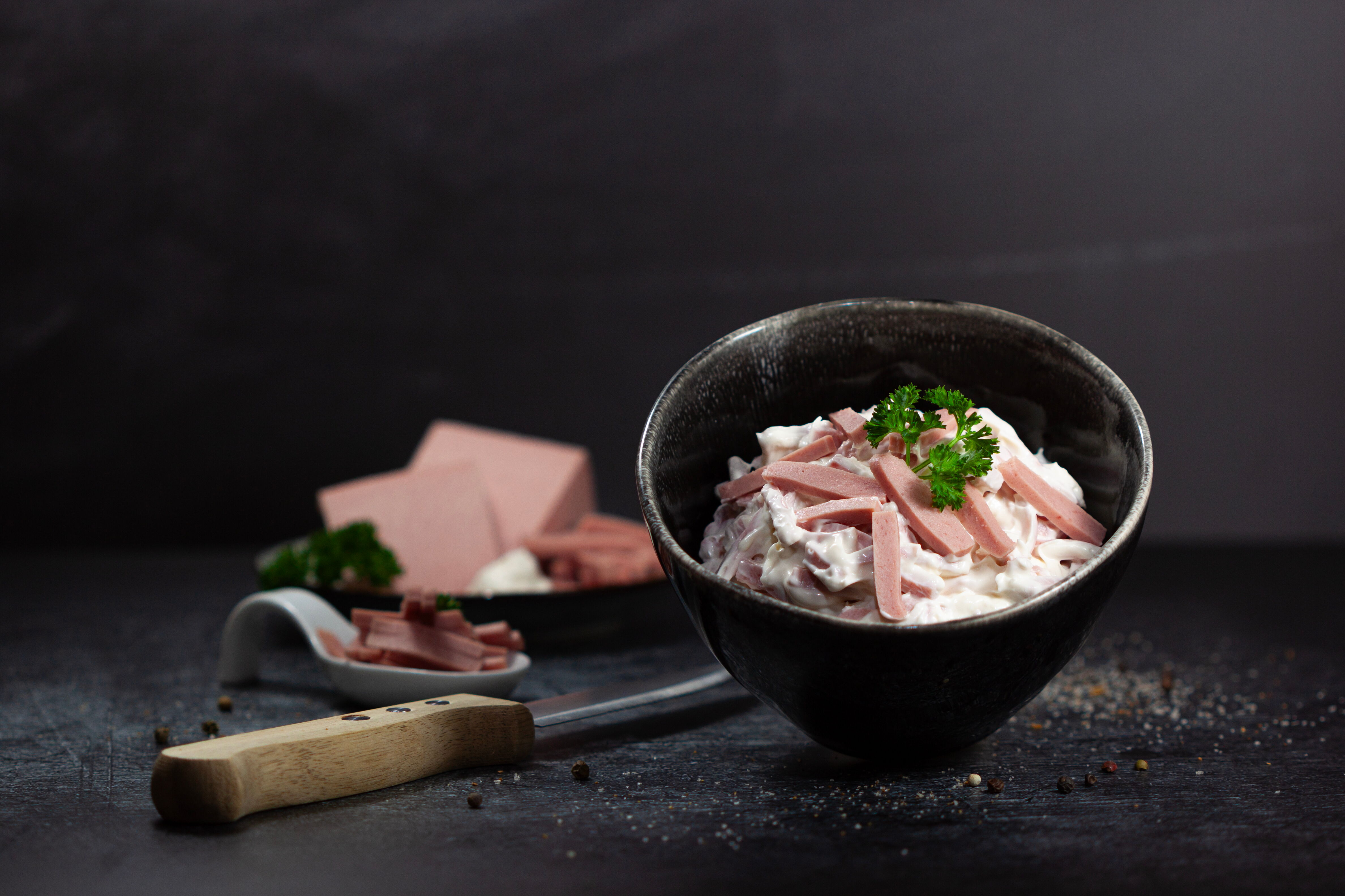 Fleischsalat ohne Gurke von Dr. Doerr Feinkost GmbH & Co. KG