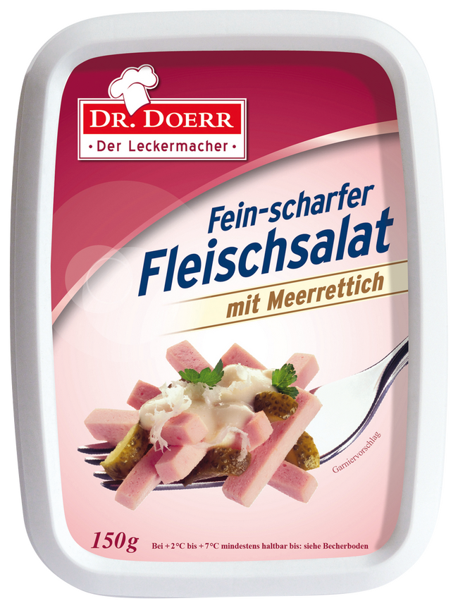 Dr. Doerr Fein-scharfer Fleischsalat mit Meerrettich - Produktabbildung