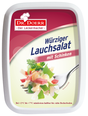 Dr. Doerr Würziger Lauchsalat mit Schinken - Produktabbildung